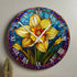 Daffodil Suncatcher Effect Clock